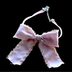 Free People NWT Pale Pink Bow Choker